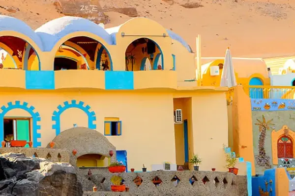 What is a Nubian village?